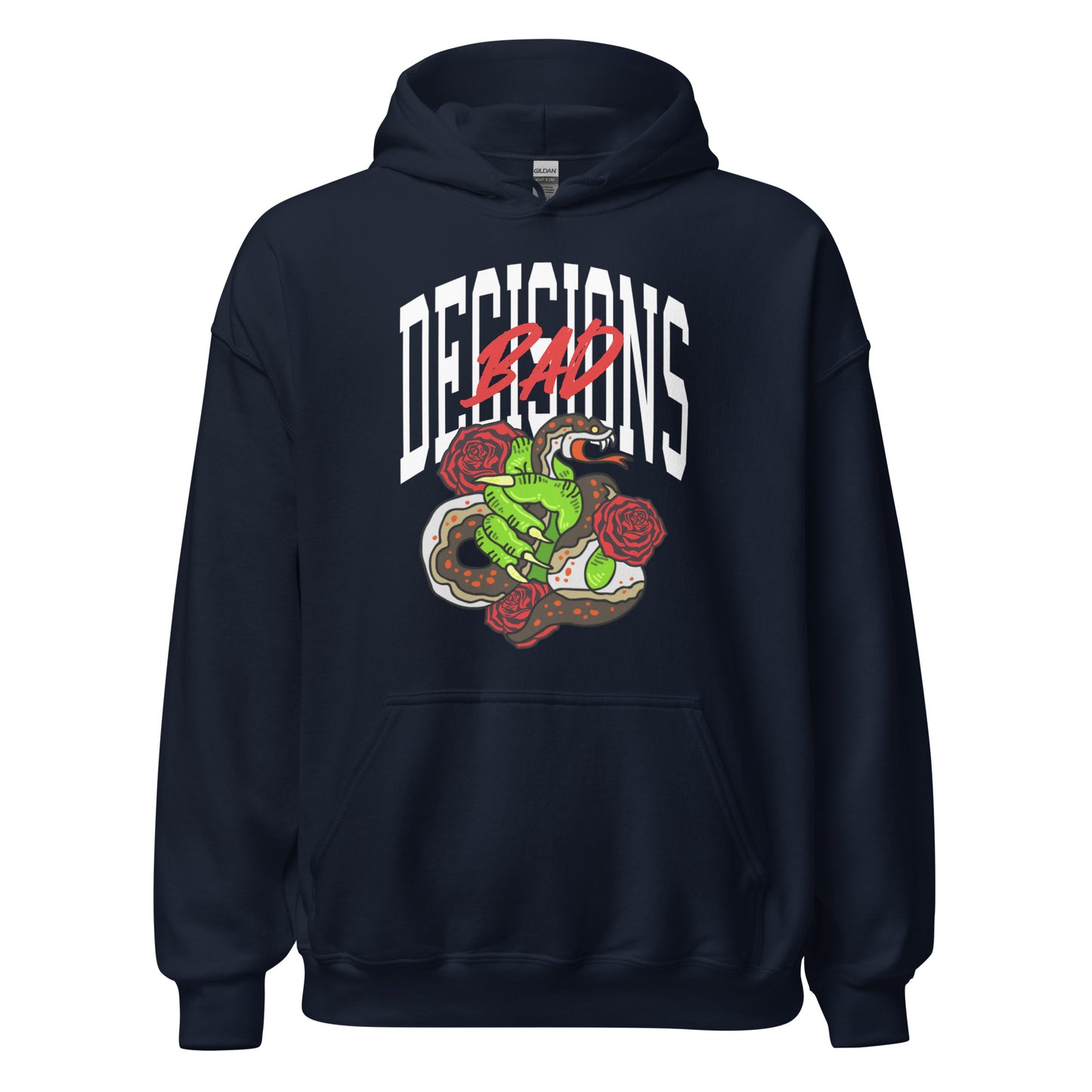 BAD Decisions traditional tattoo Unisex Hoodie