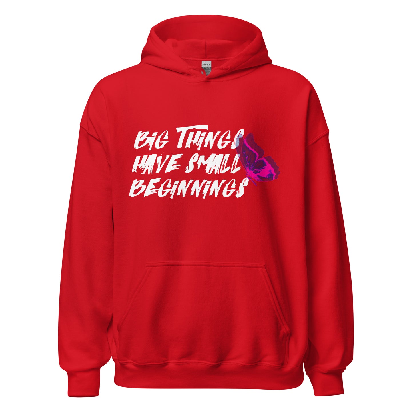 BIG Things Have Small Beginnings ButterflyUnisex Hoodie