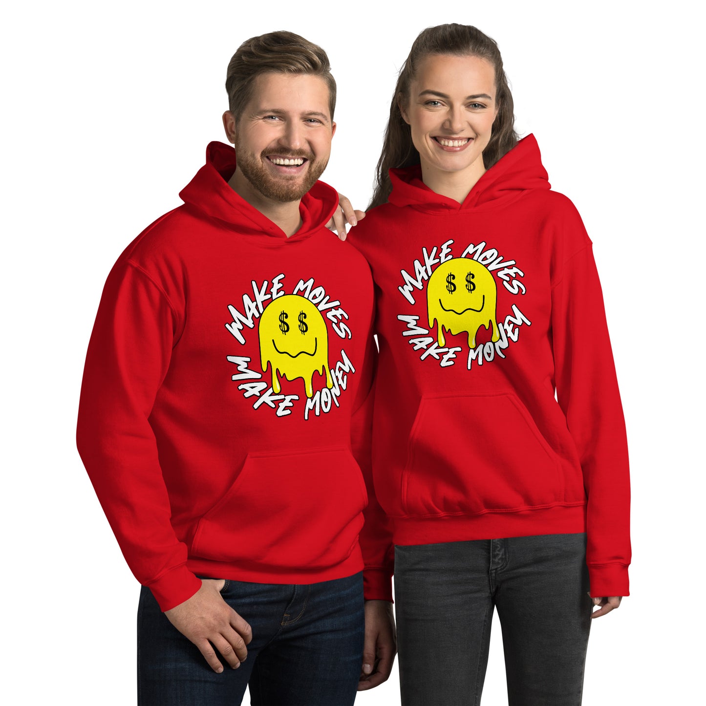 Smile - Make Moves Make Money Unisex Hoodie