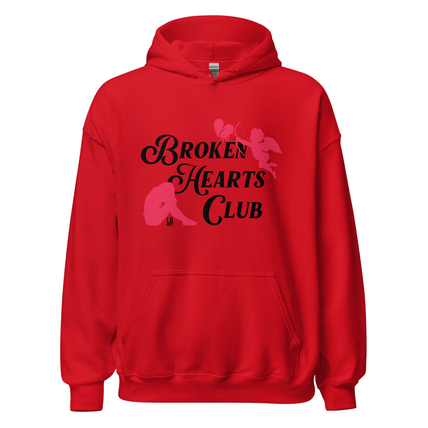 Cupid's Broken Hearts Club Unisex Hoodie