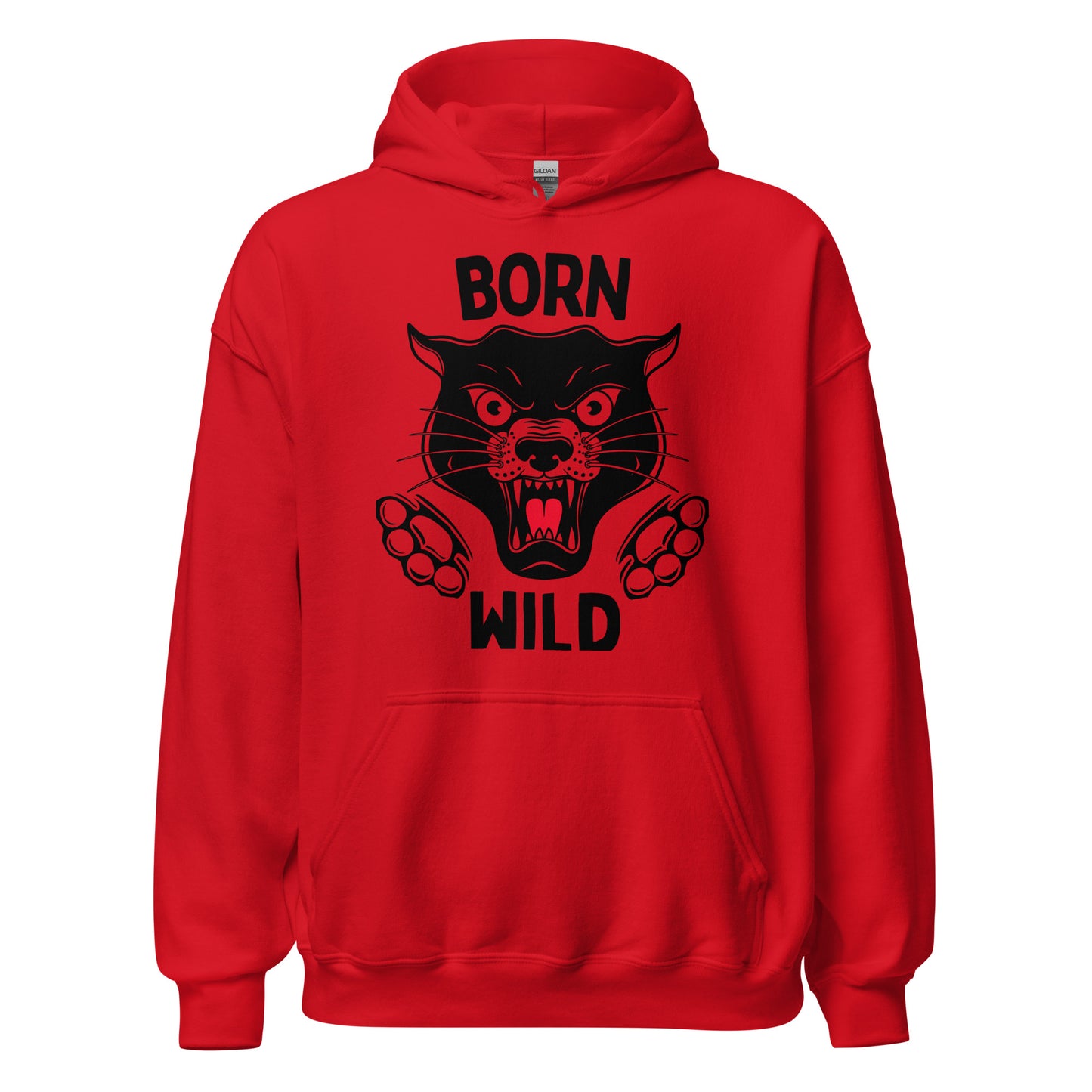 Born Wild - Traditional Panther Unisex Hoodie