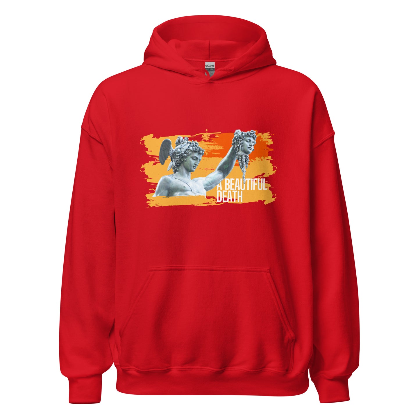 Artwork Painting Beautiful Death Statue Unisex Hoodie