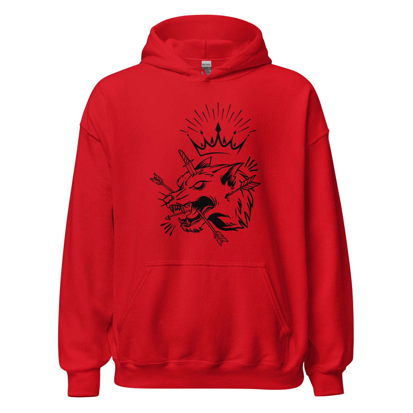Wolf King Unisex Hoodie