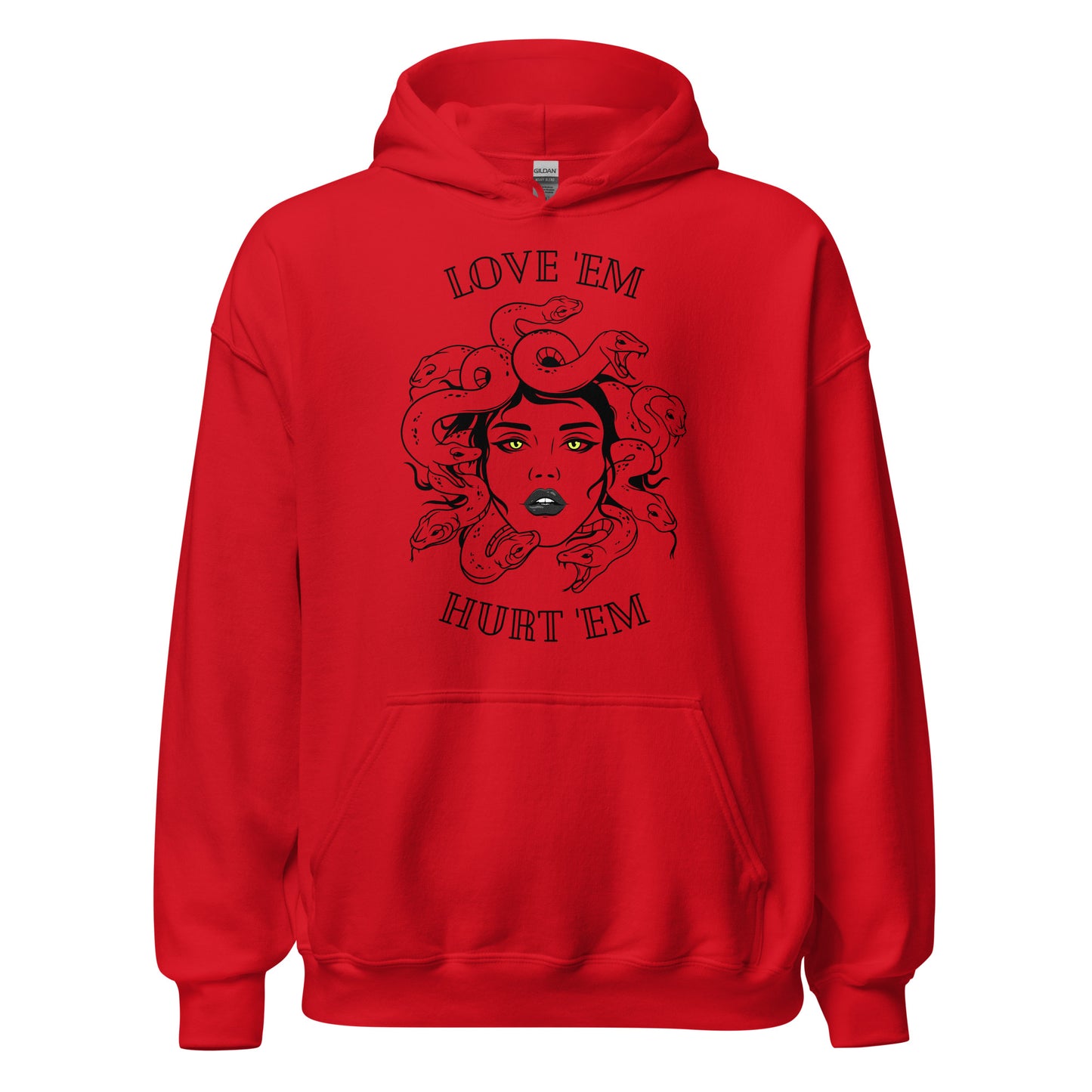 Medusa - Love 'em Hurt 'em Unisex Hoodie