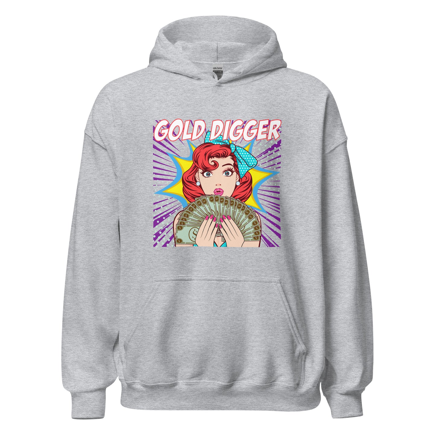 GOLD DIGGER pop art Unisex Hoodie