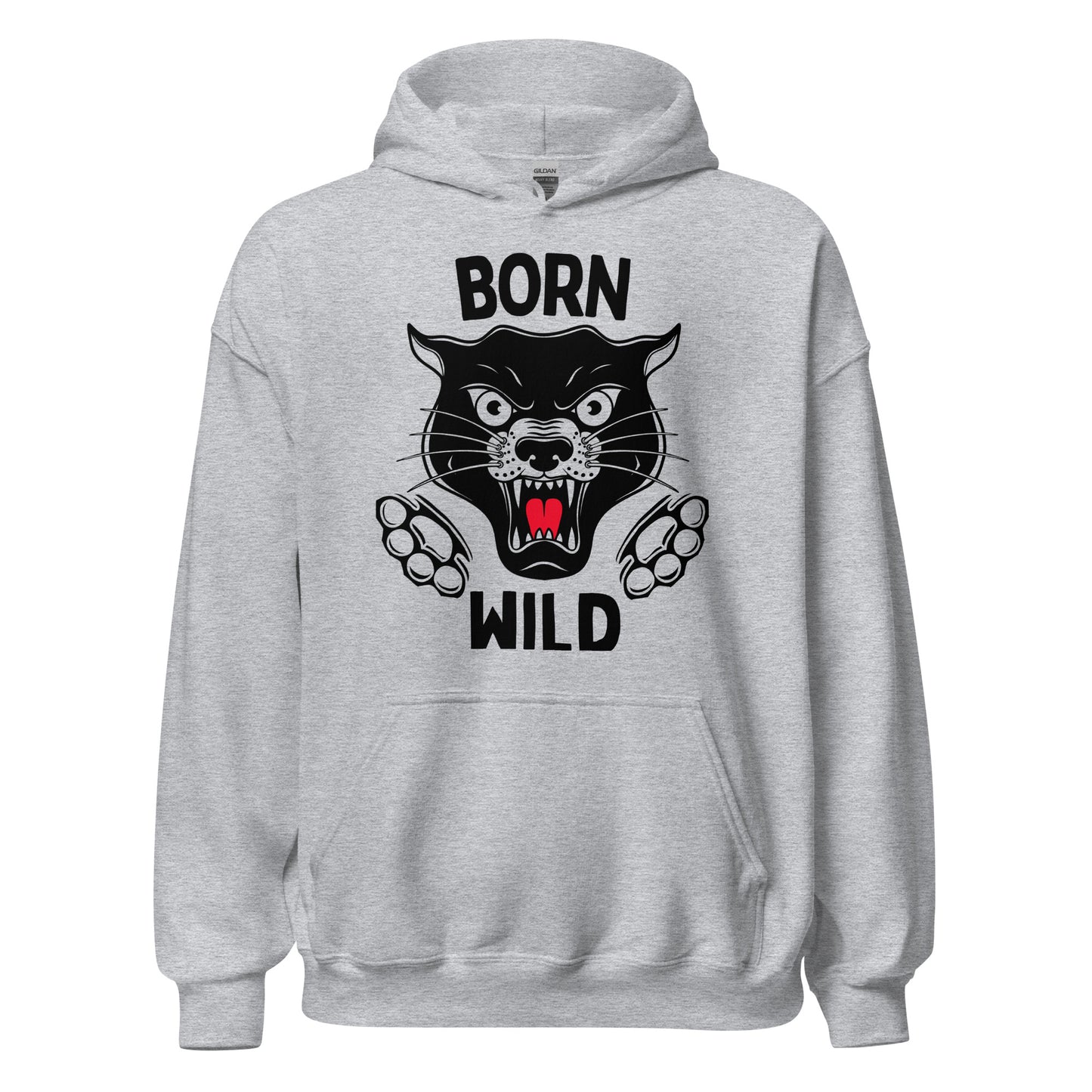 Born Wild - Traditional Panther Unisex Hoodie