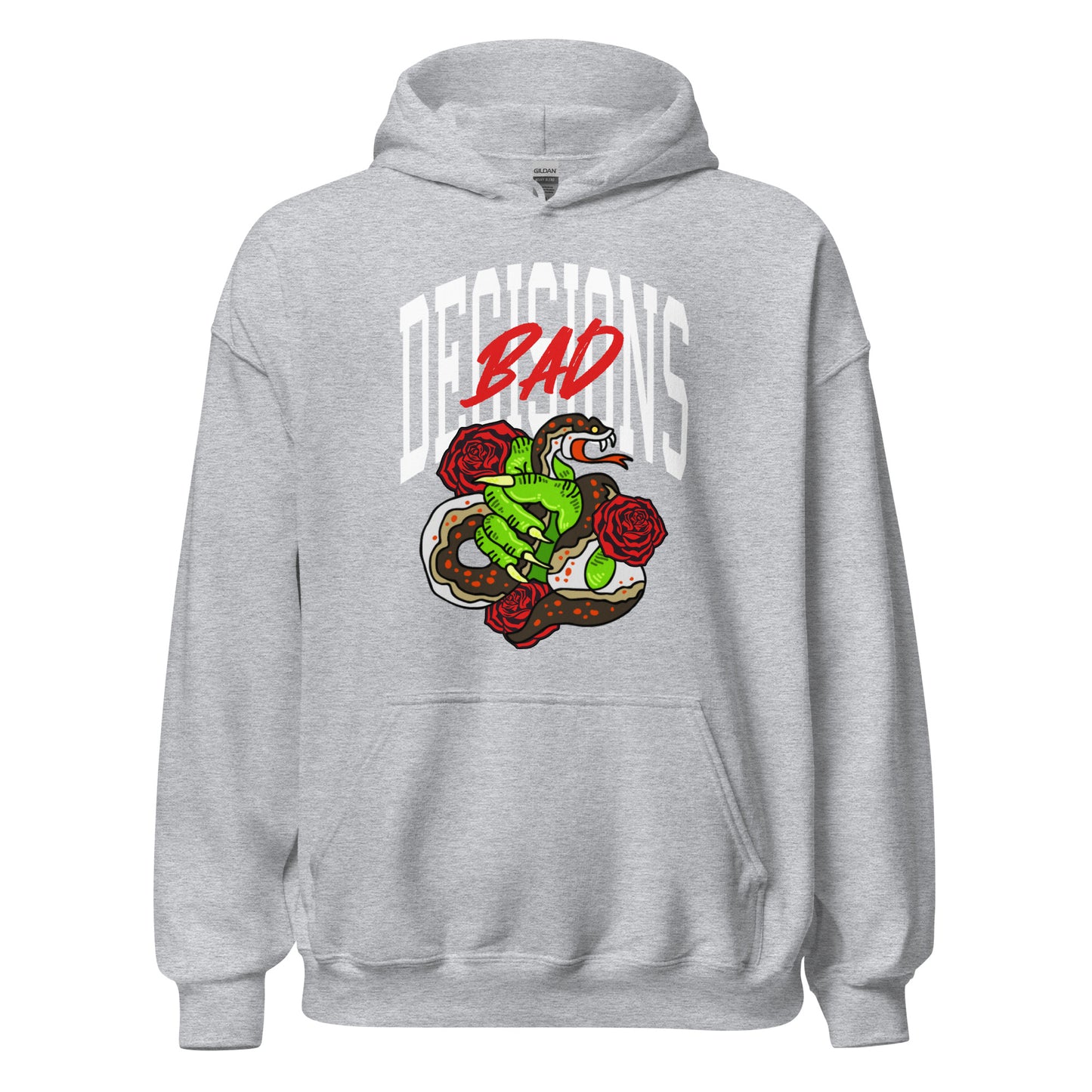 BAD Decisions traditional tattoo Unisex Hoodie