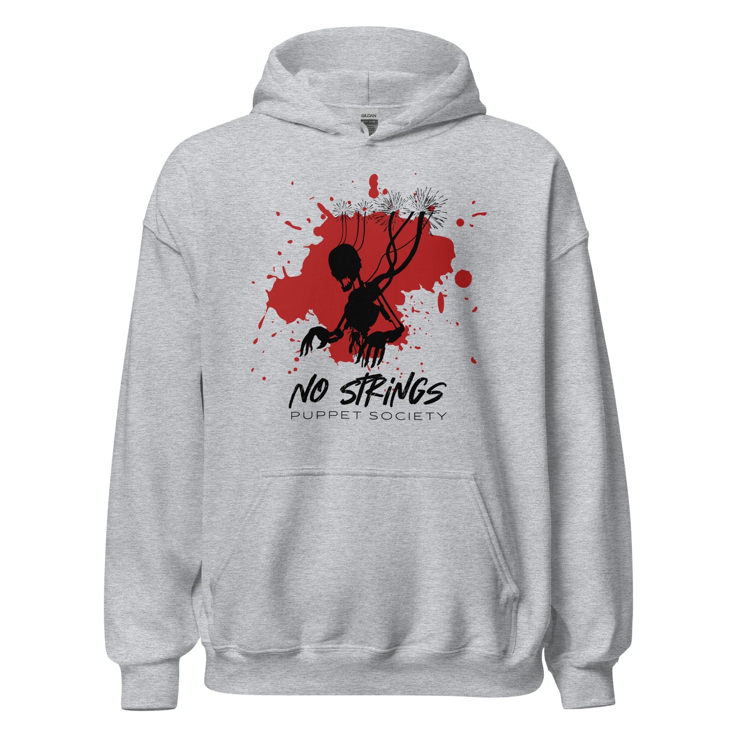 NO STRINGS - Puppet Society Unisex Hoodie