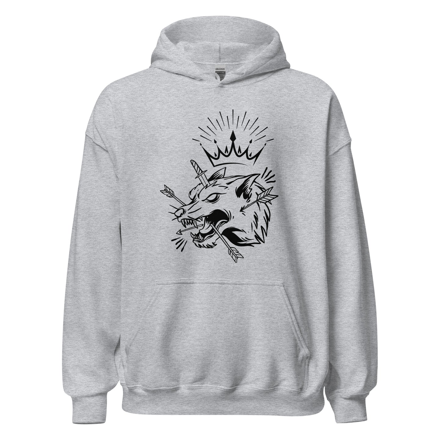 Wolf King Unisex Hoodie