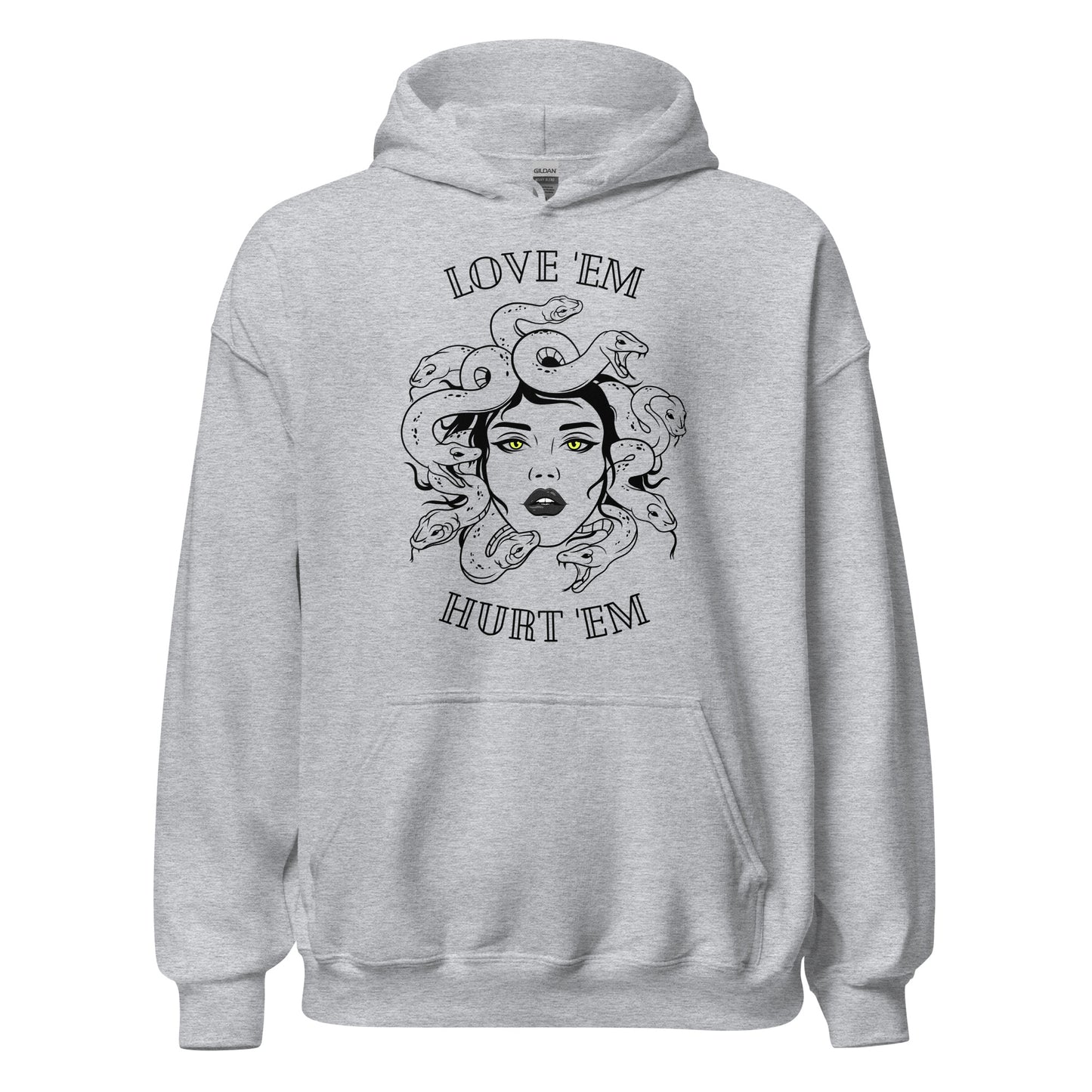 Medusa - Love 'em Hurt 'em Unisex Hoodie