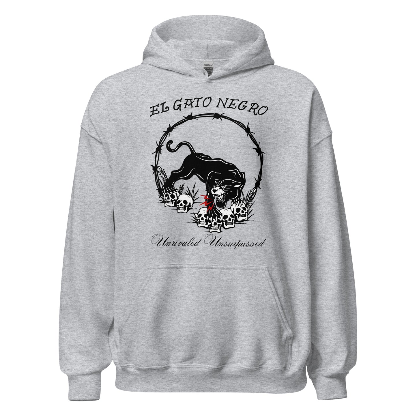 El Gato Negro - Unrivaled Unsurpassed Unisex Hoodie