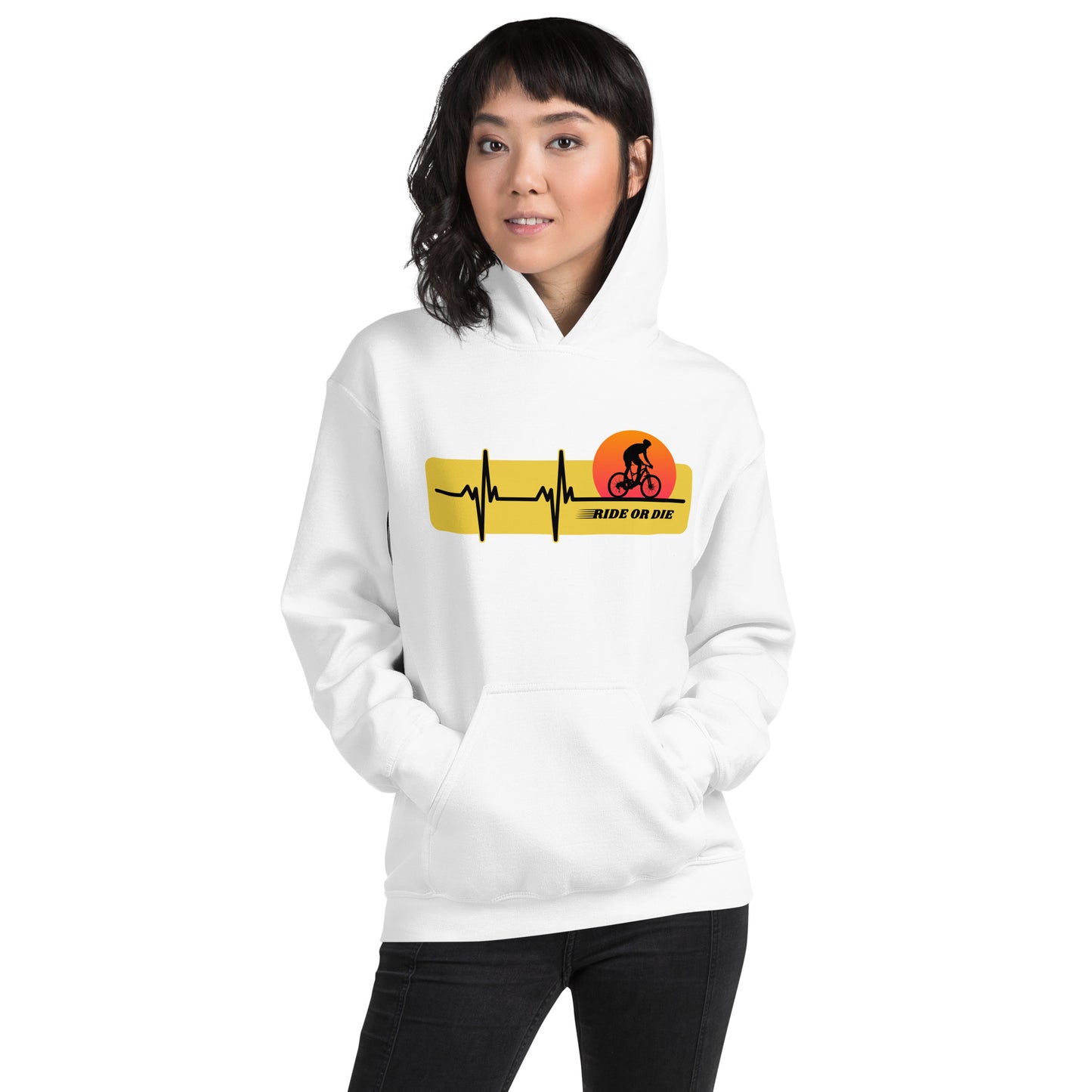 RIDE OR DIE cycling Unisex Hoodie