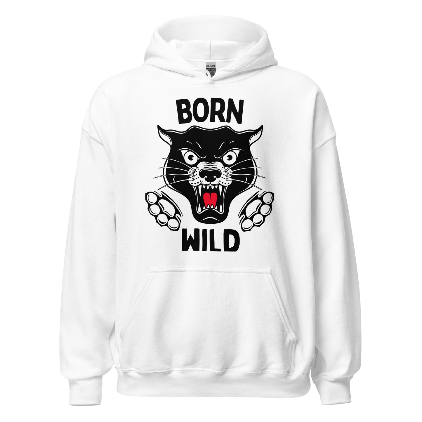 Born Wild - Traditional Panther Unisex Hoodie