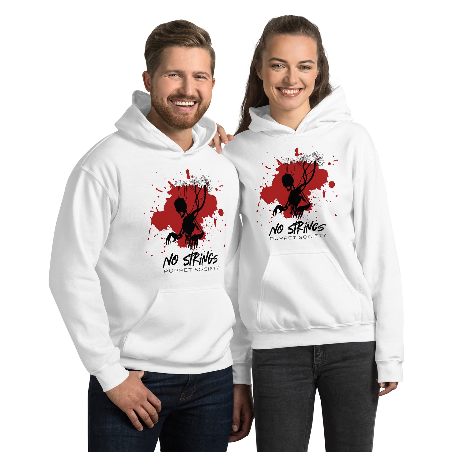 NO STRINGS - Puppet Society Unisex Hoodie