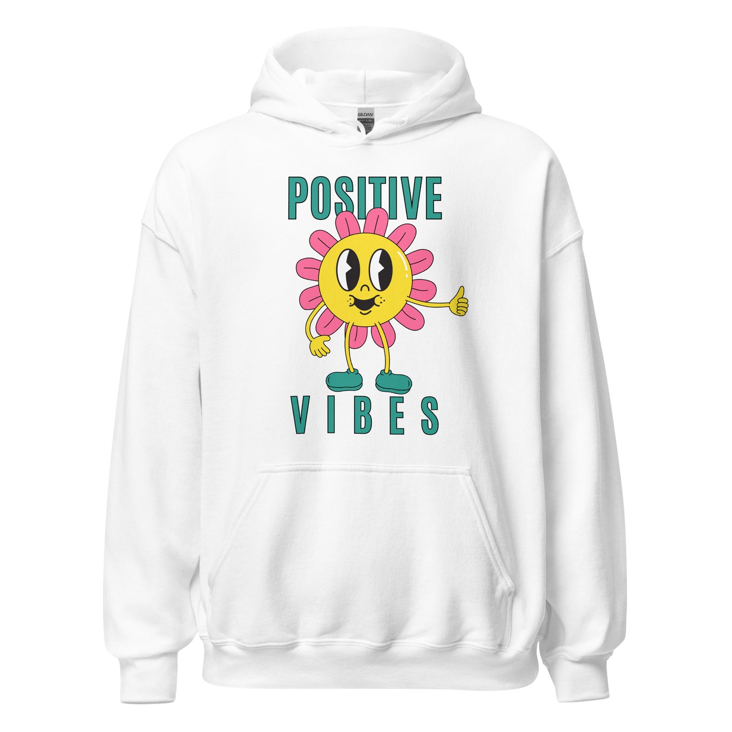 Positive Vibes Sunflower Unisex Hoodie