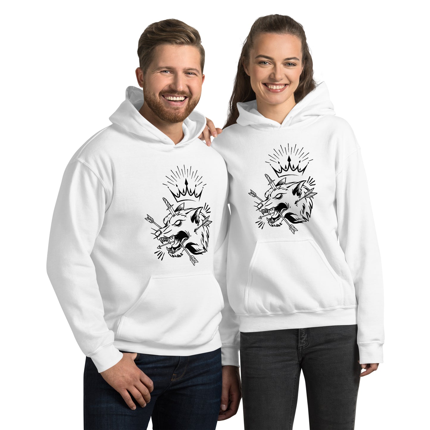 Wolf King Unisex Hoodie
