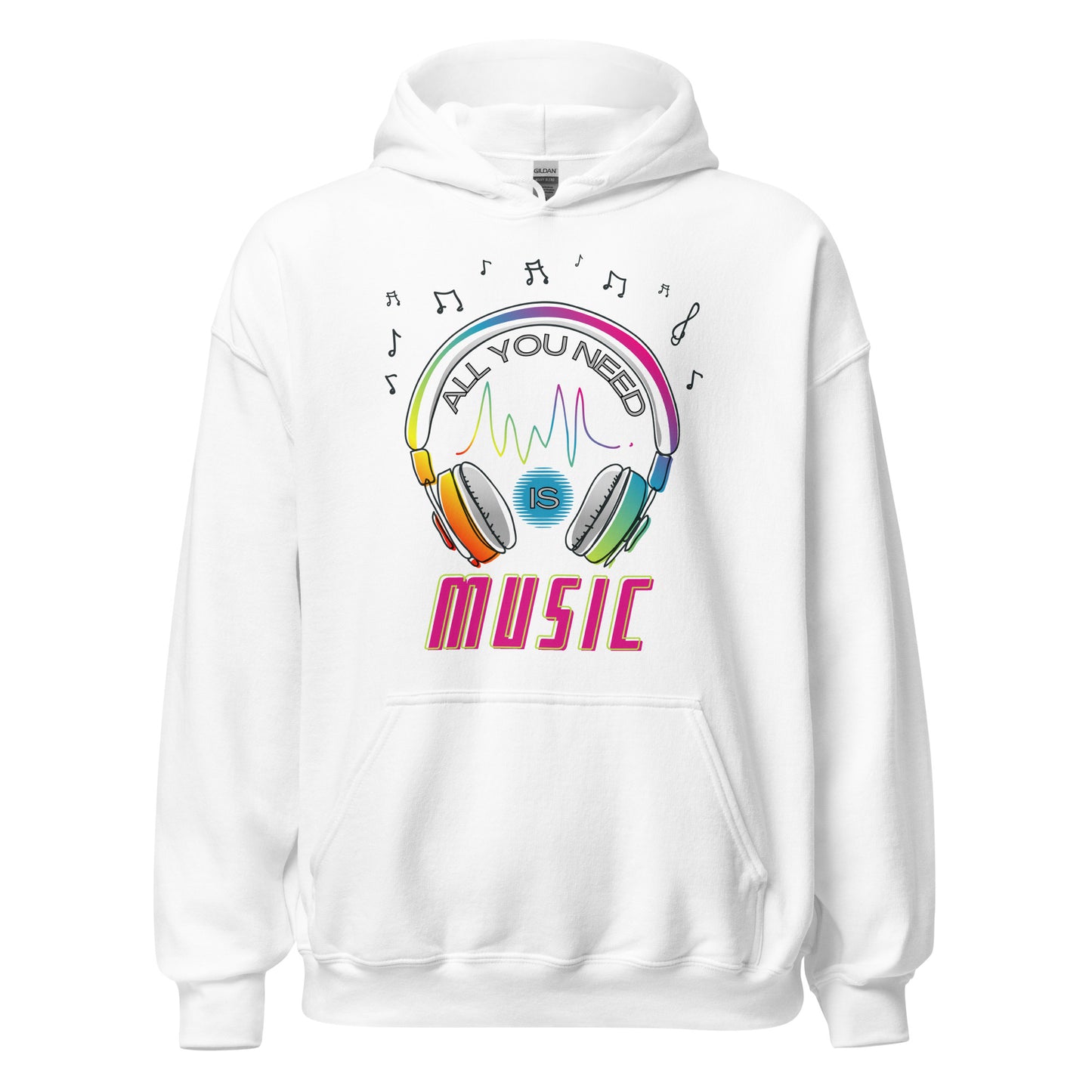 All you need is MUSIC Unisex Hoodie