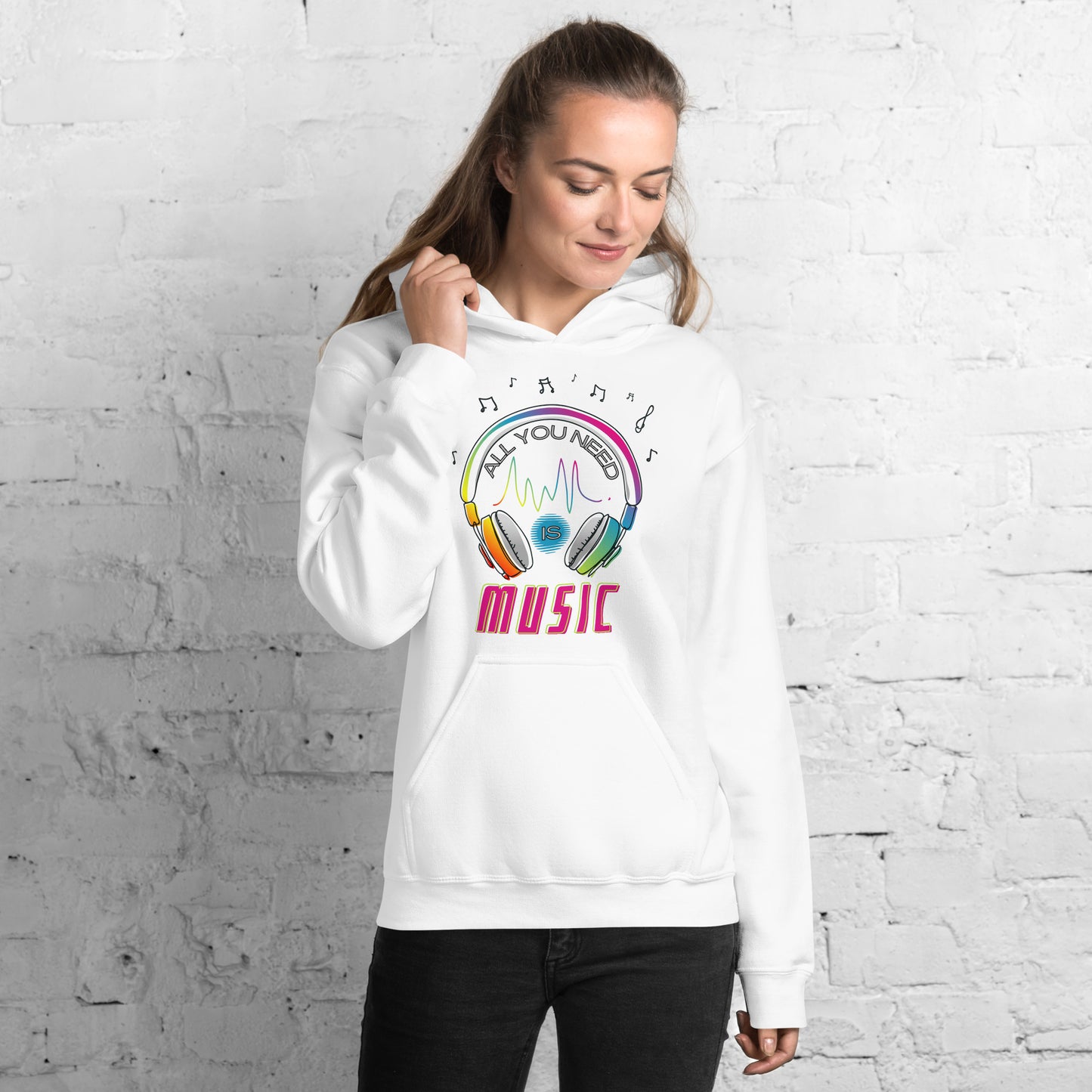 All you need is MUSIC Unisex Hoodie