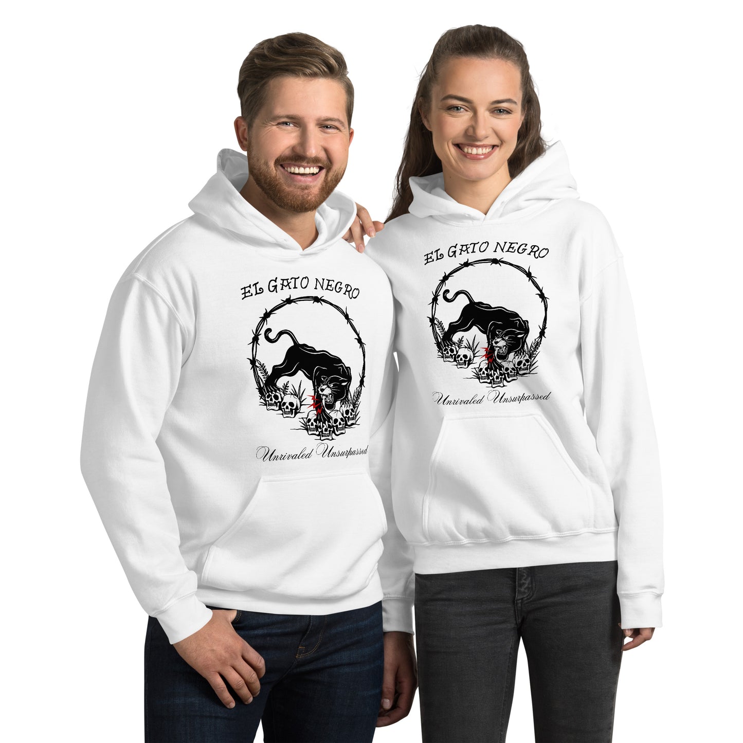 El Gato Negro - Unrivaled Unsurpassed Unisex Hoodie