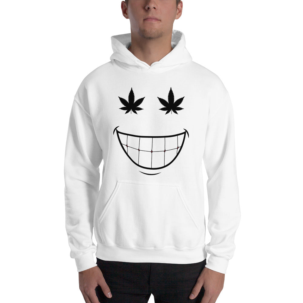 Cannabis Weed 420 Smiley Unisex Hoodie