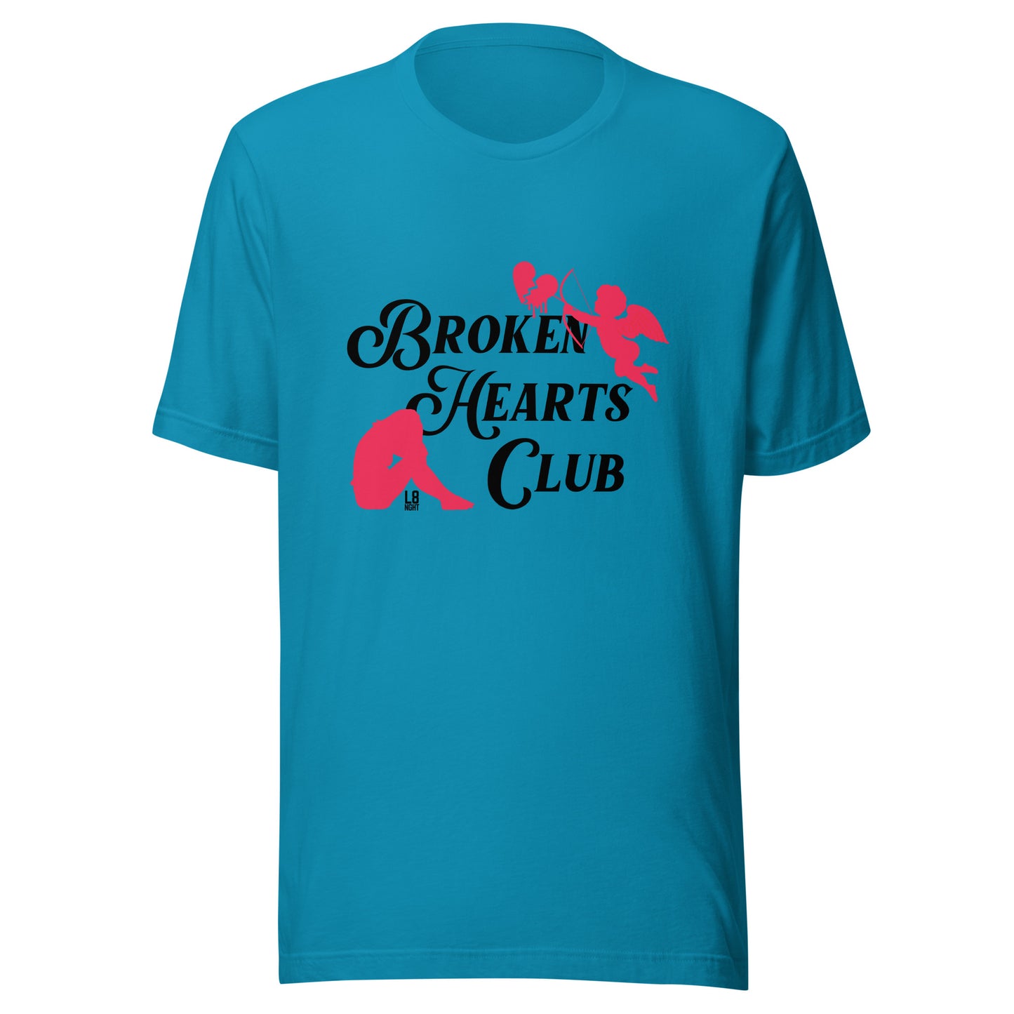Cupid's "Broken Hearts Club" Unisex t-shirt