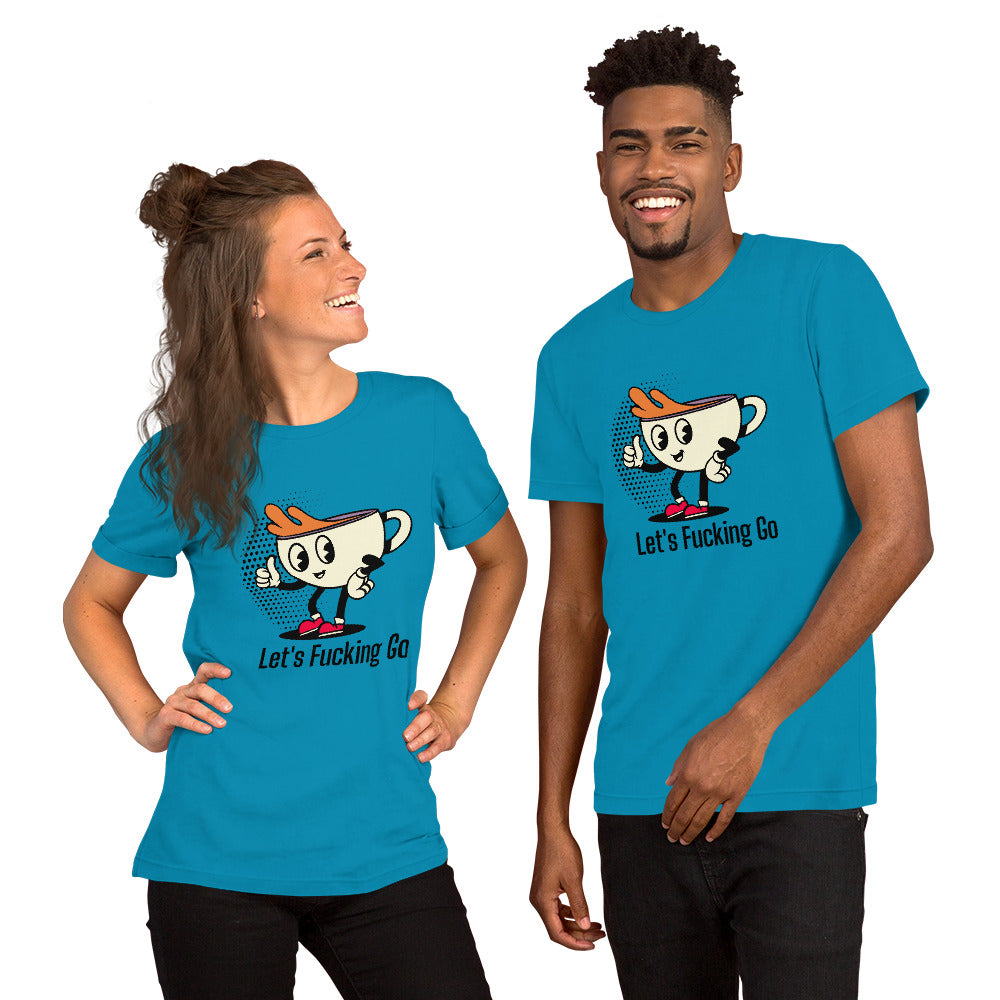 L-F-G let's fucking go coffee lover Unisex t-shirt