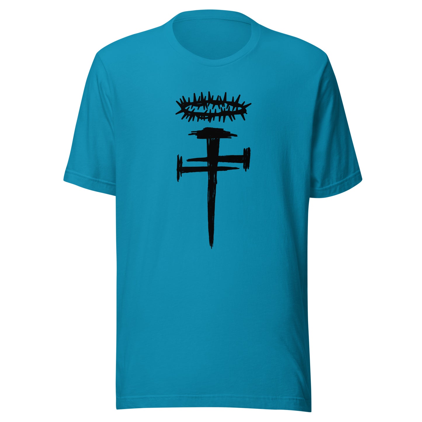 Nail Cross Crown of Thorns Unisex t-shirt