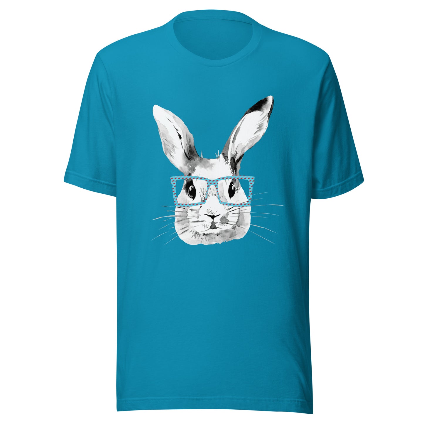 Easter Bunny in glasses Unisex t-shirt