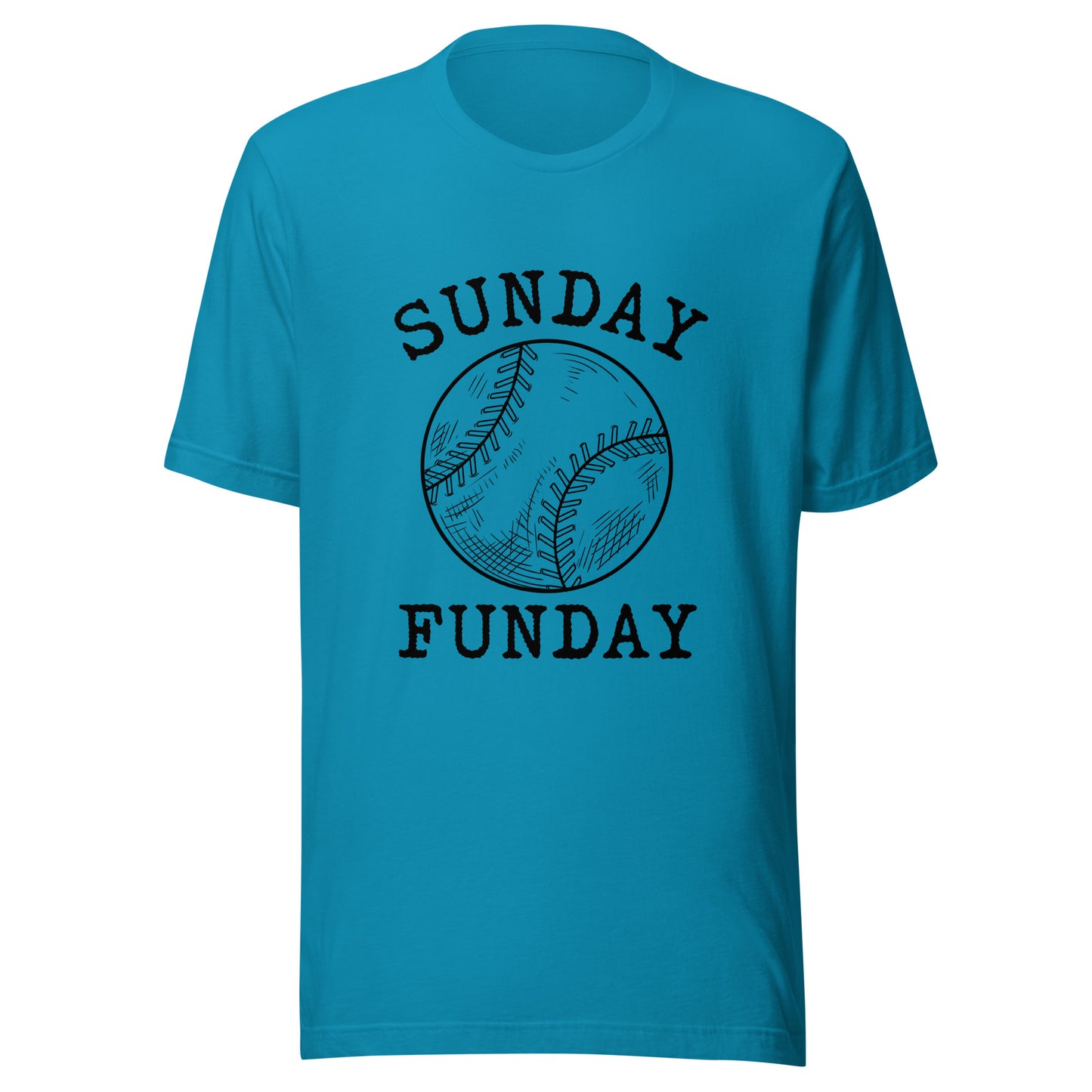 Sunday Funday Baseball Unisex t-shirt