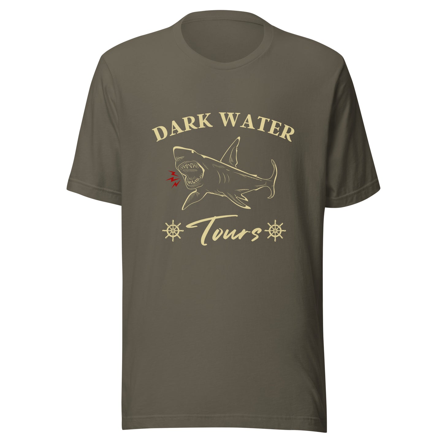 Dark Water Shark Tours Unisex t-shirt