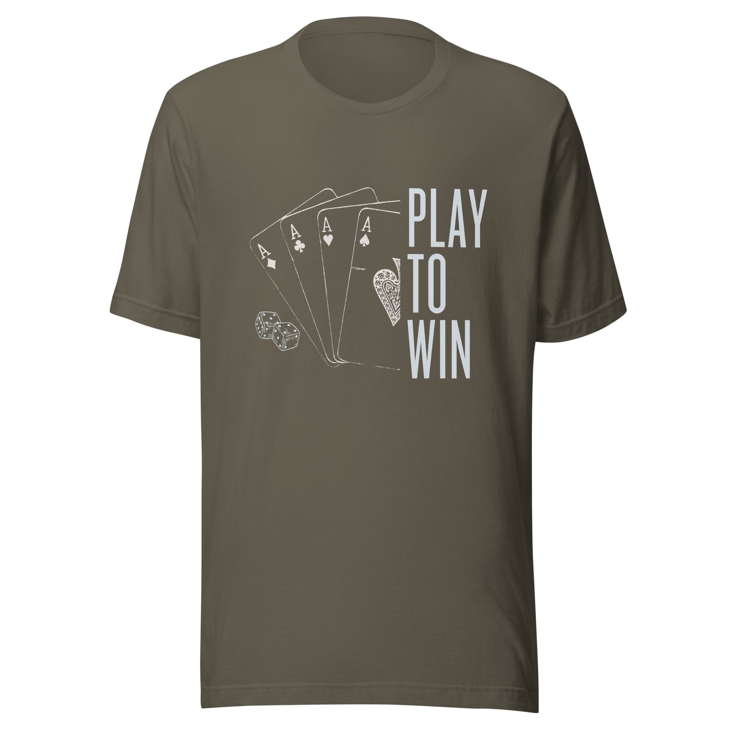 PLAY TO WIN Unisex t-shirt