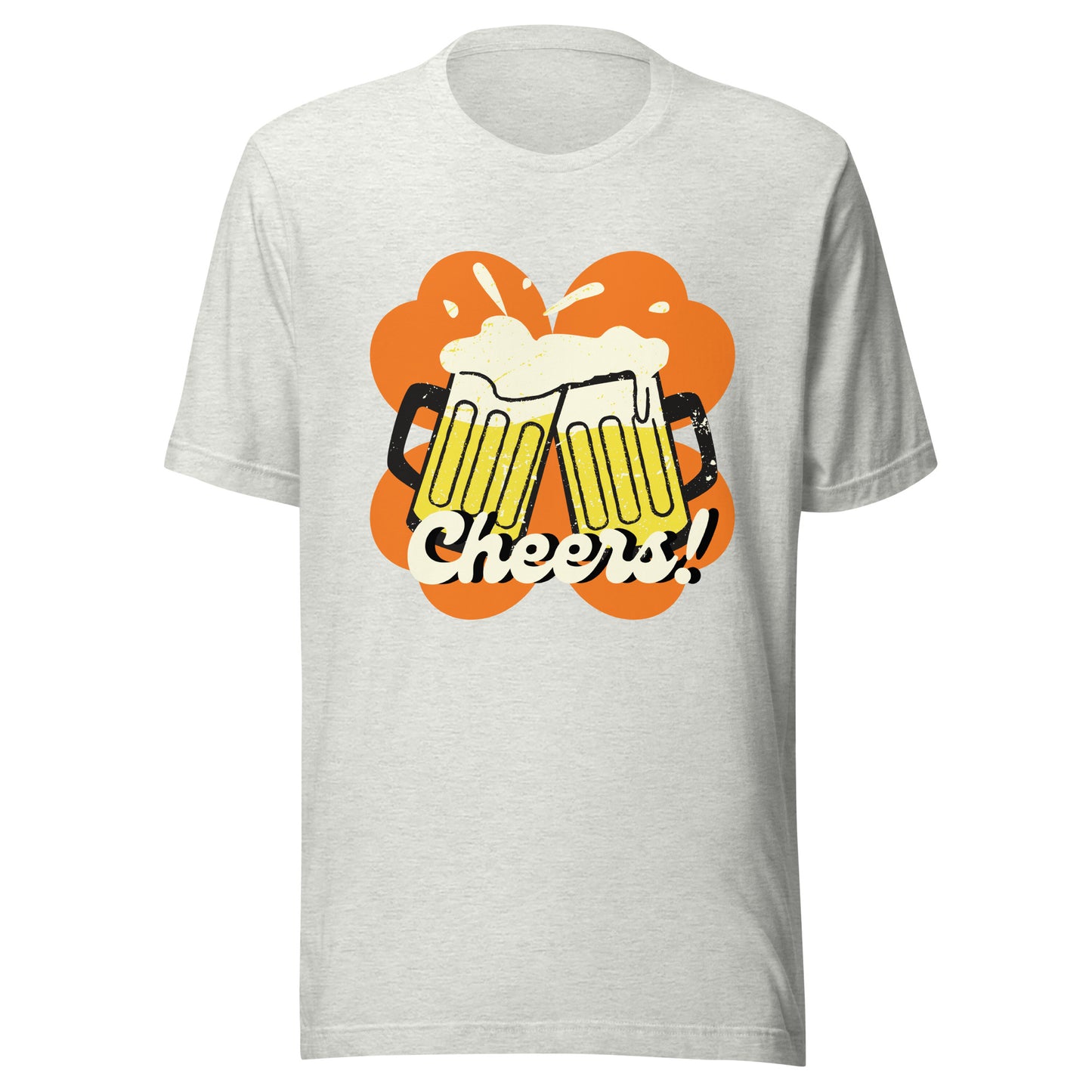 Beer Cheers Lucky Clover Unisex t-shirt