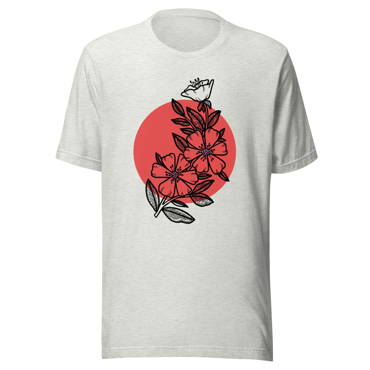 Cherry Blossom Japanese Sun Unisex t-shirt