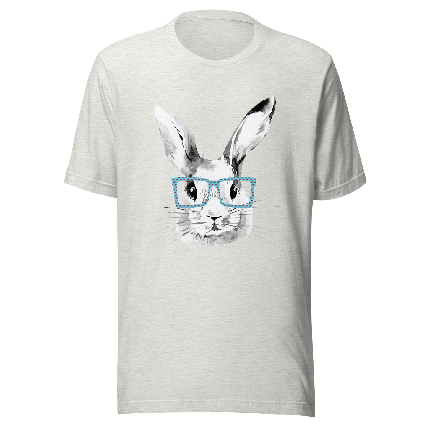 Easter Bunny in glasses Unisex t-shirt