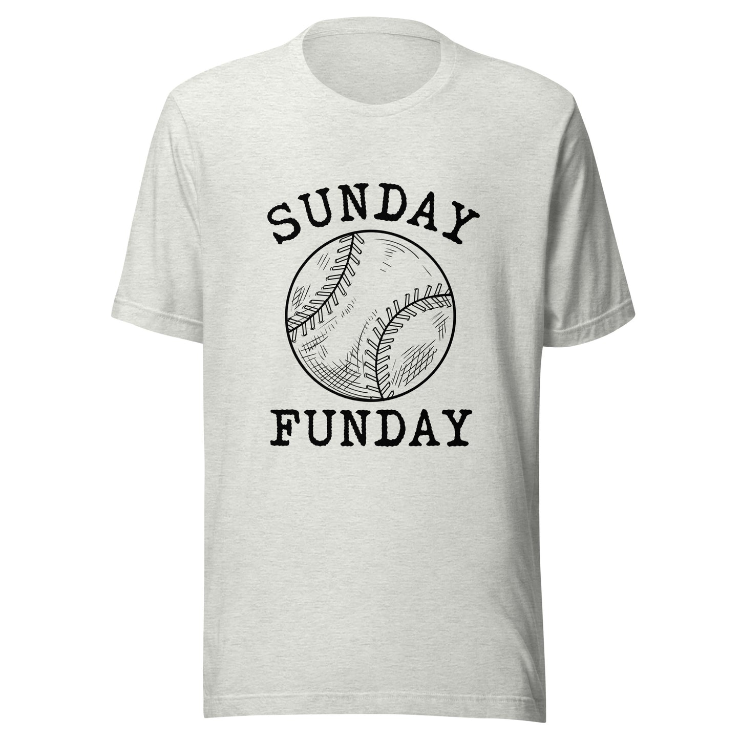 Sunday Funday Baseball Unisex t-shirt