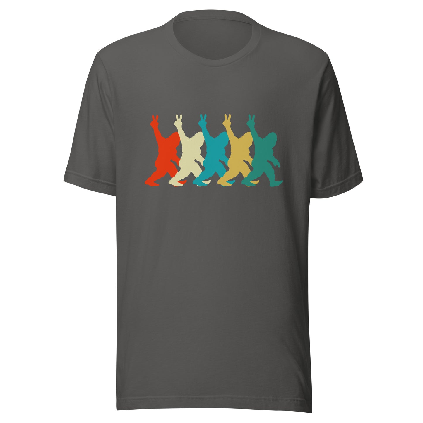 Retro Bigfoot DEUCES Unisex t-shirt
