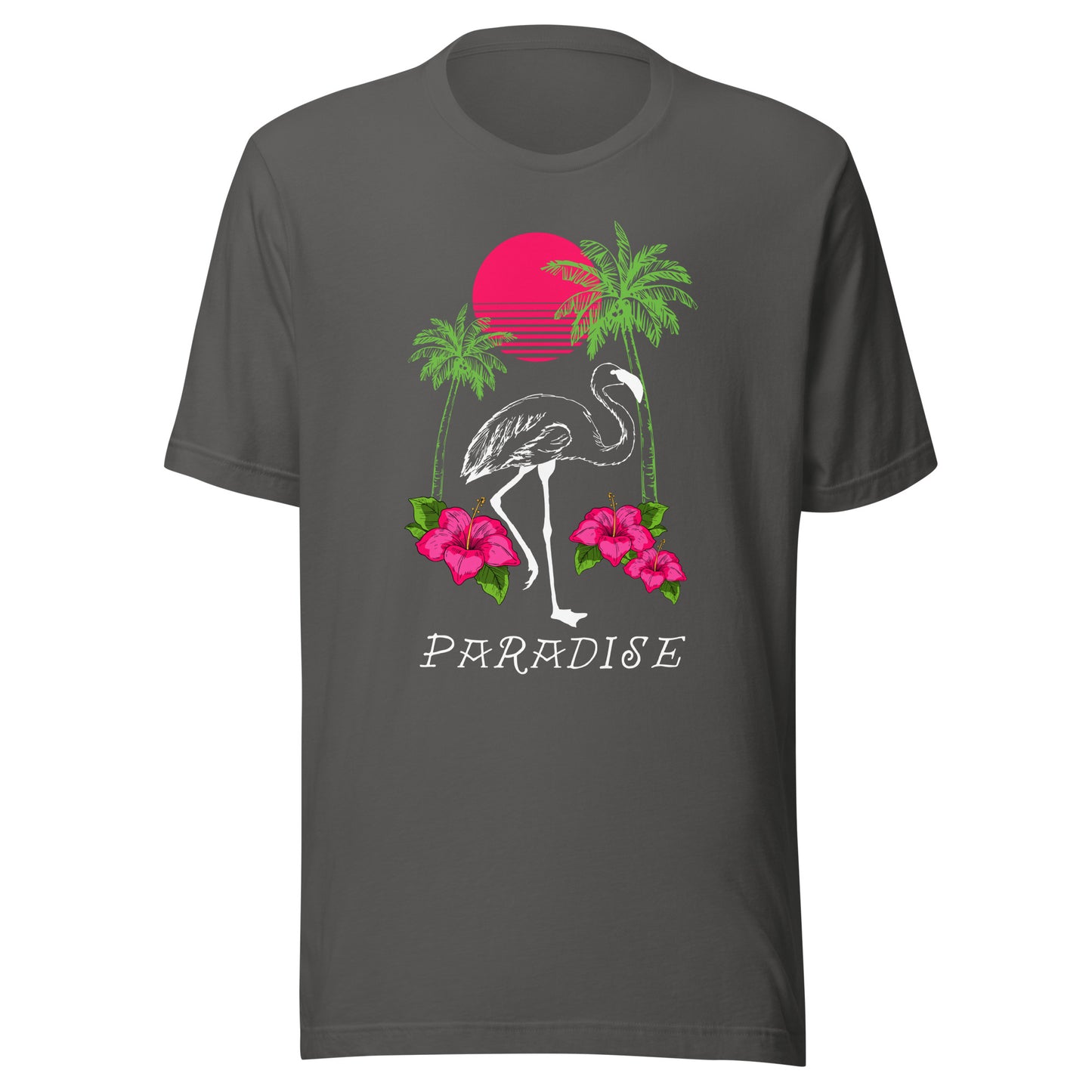 Flamingo Paradise Unisex t-shirt