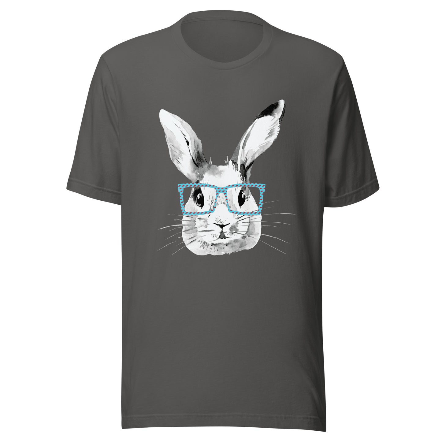 Easter Bunny in glasses Unisex t-shirt