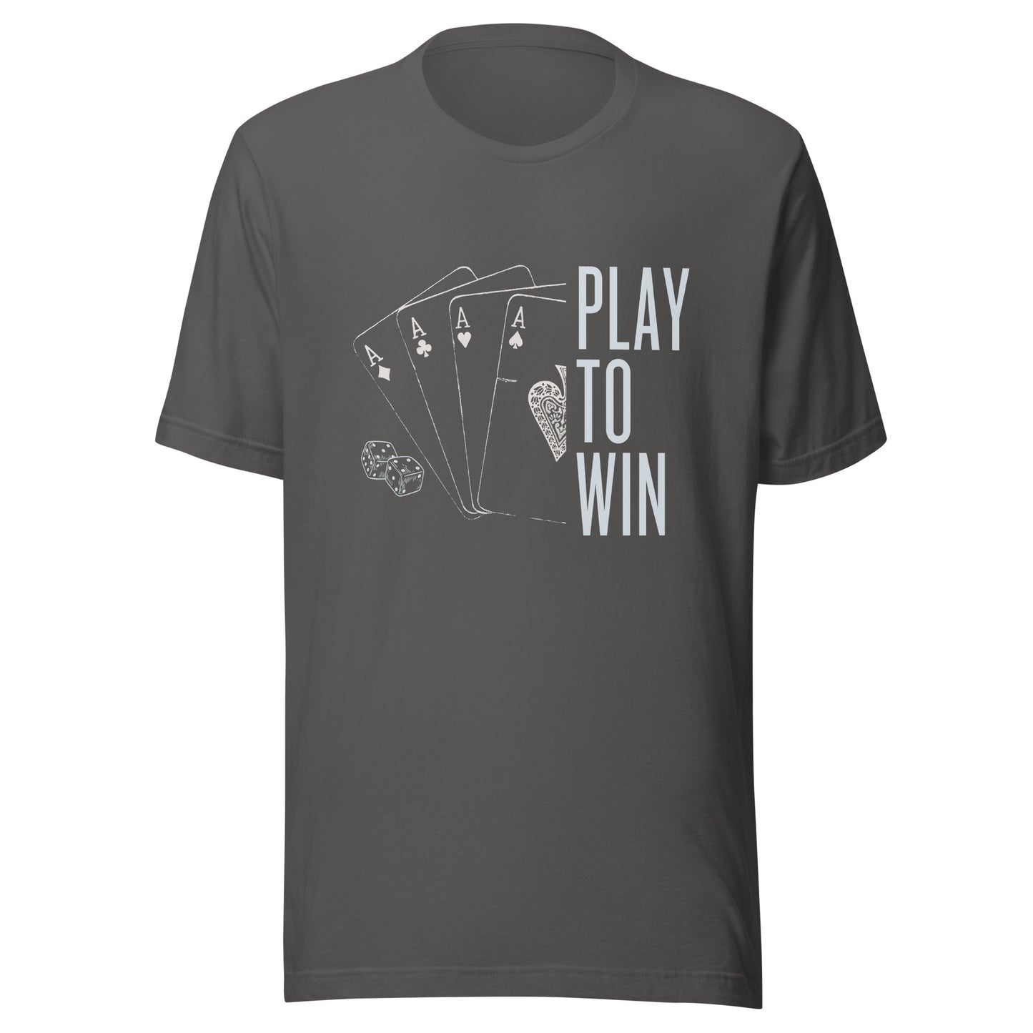 PLAY TO WIN Unisex t-shirt