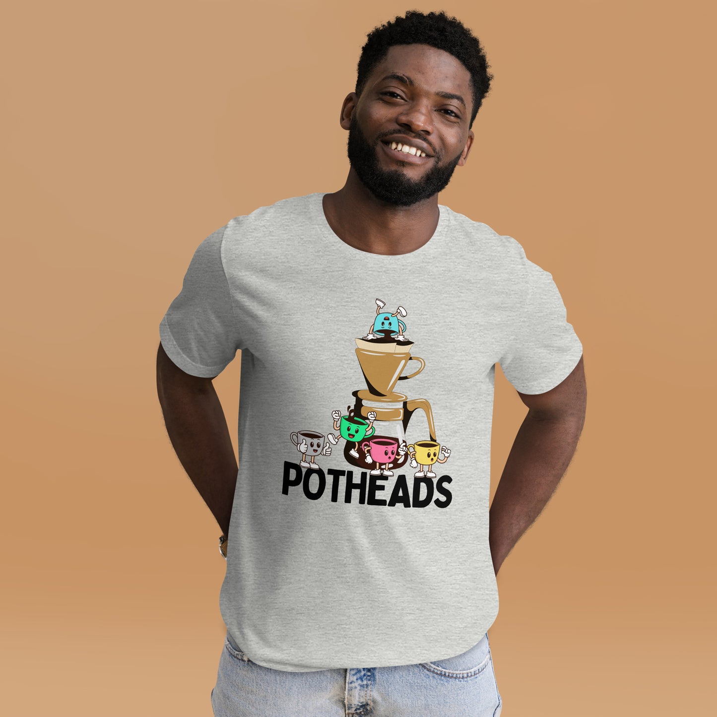 Coffee POTHEADS Unisex t-shirt