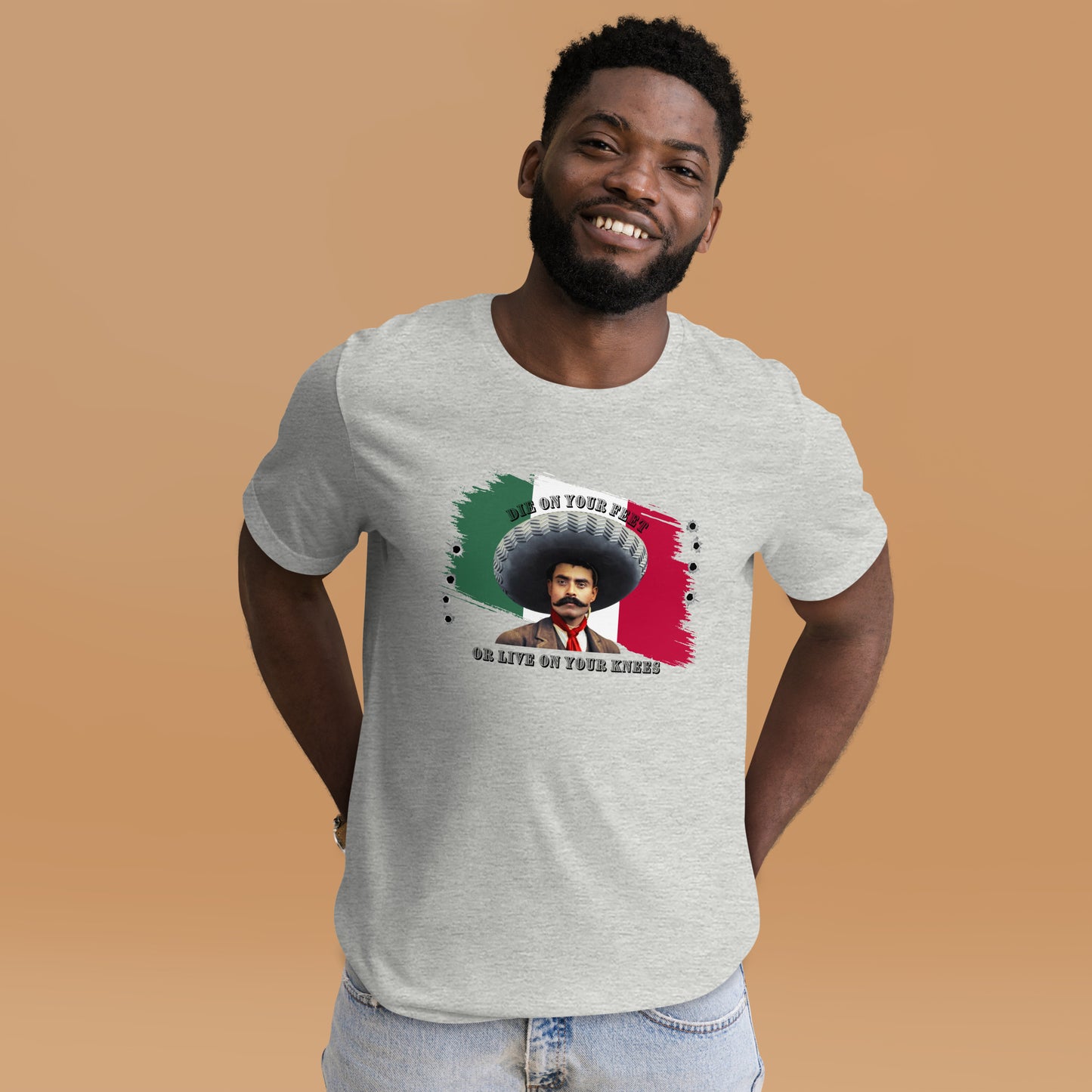 Die On Your Feet or Live On Your Knees Unisex t-shirt