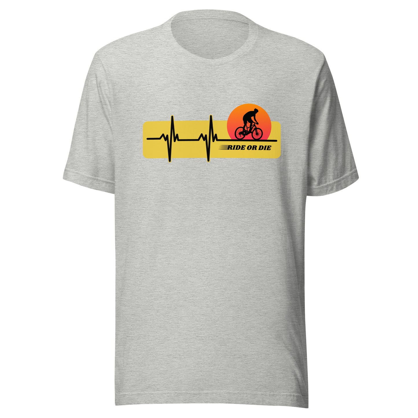 RIDE OR DIE cycling Unisex t-shirt