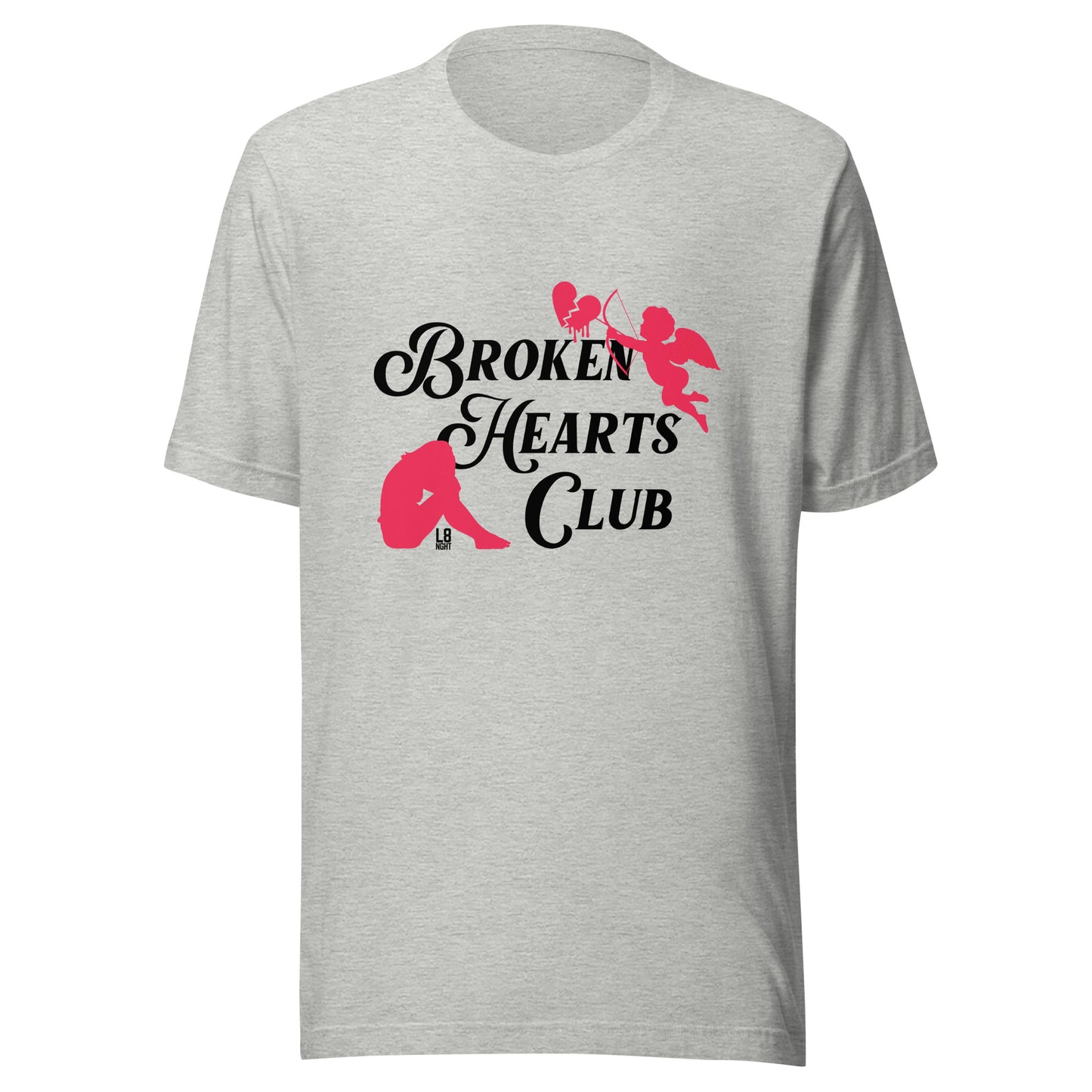 Cupid's "Broken Hearts Club" Unisex t-shirt