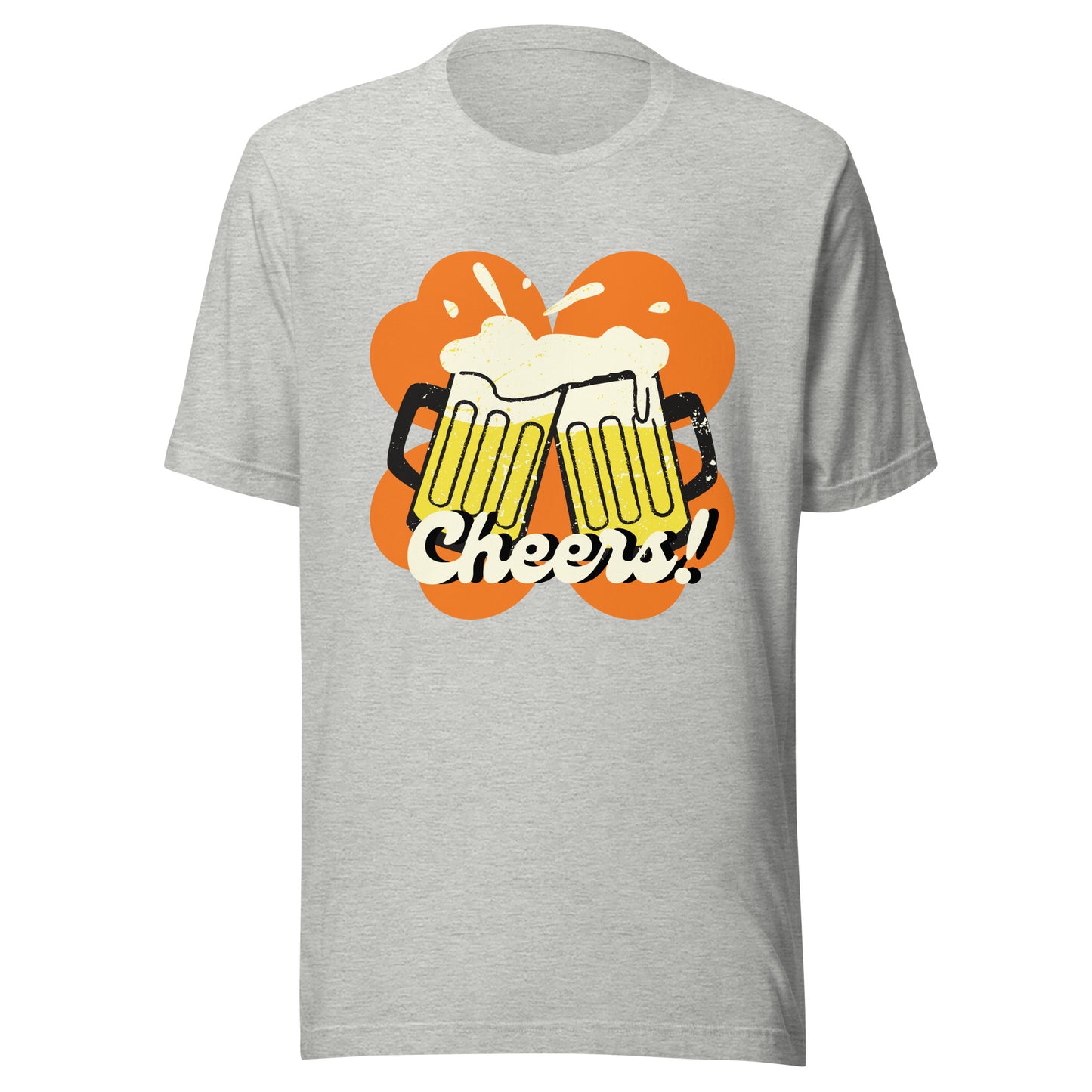 Beer Cheers Lucky Clover Unisex t-shirt