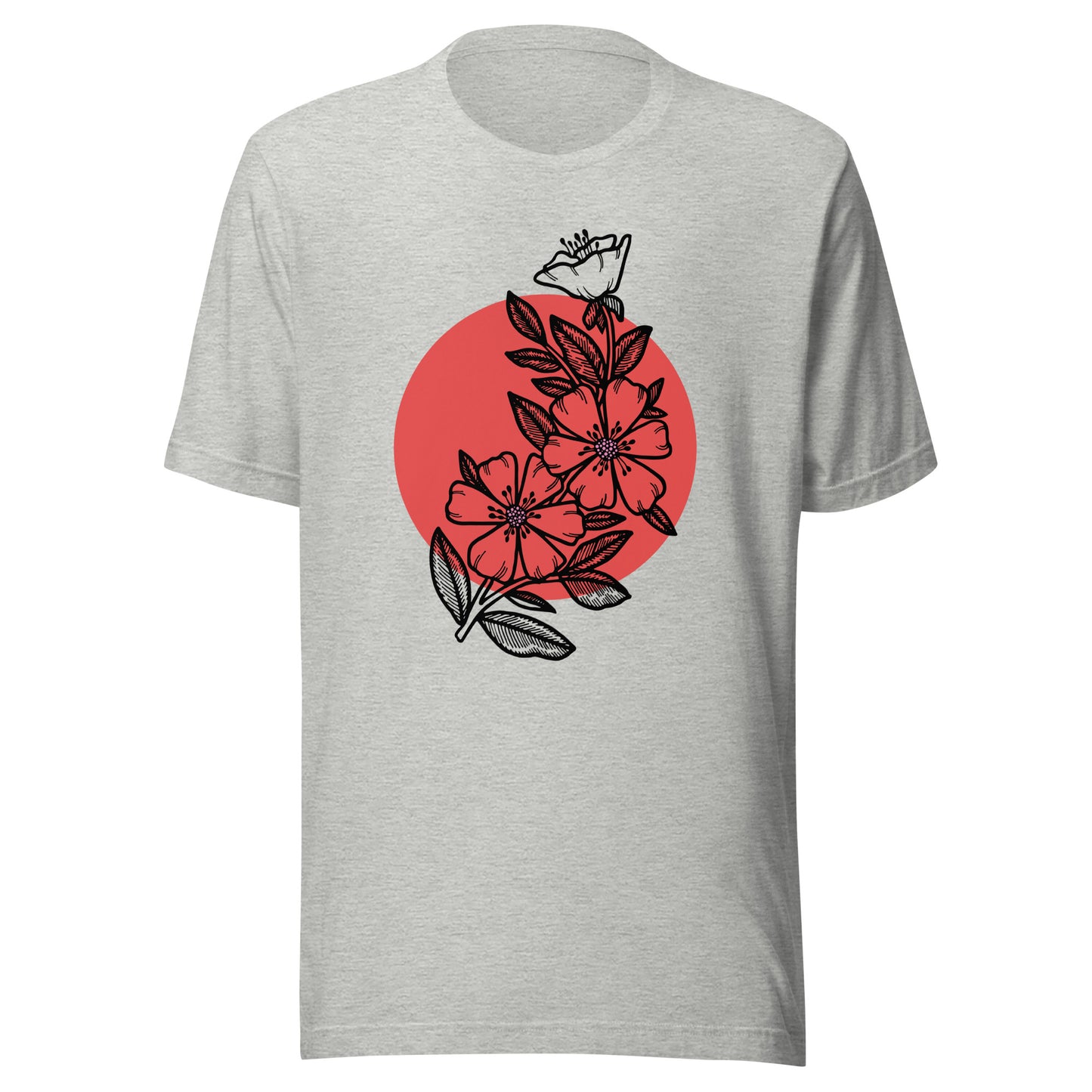 Cherry Blossom Japanese Sun Unisex t-shirt