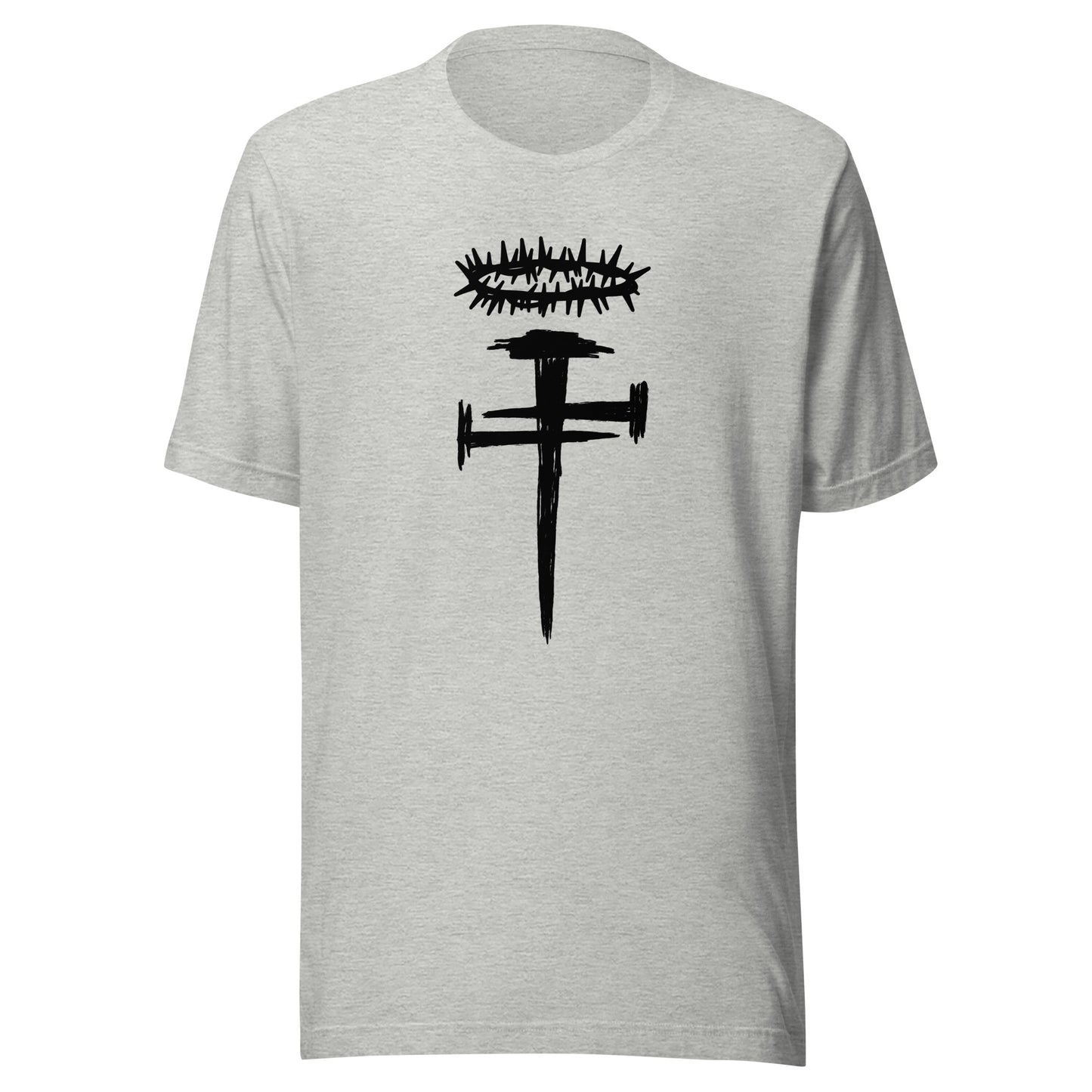 Nail Cross Crown of Thorns Unisex t-shirt