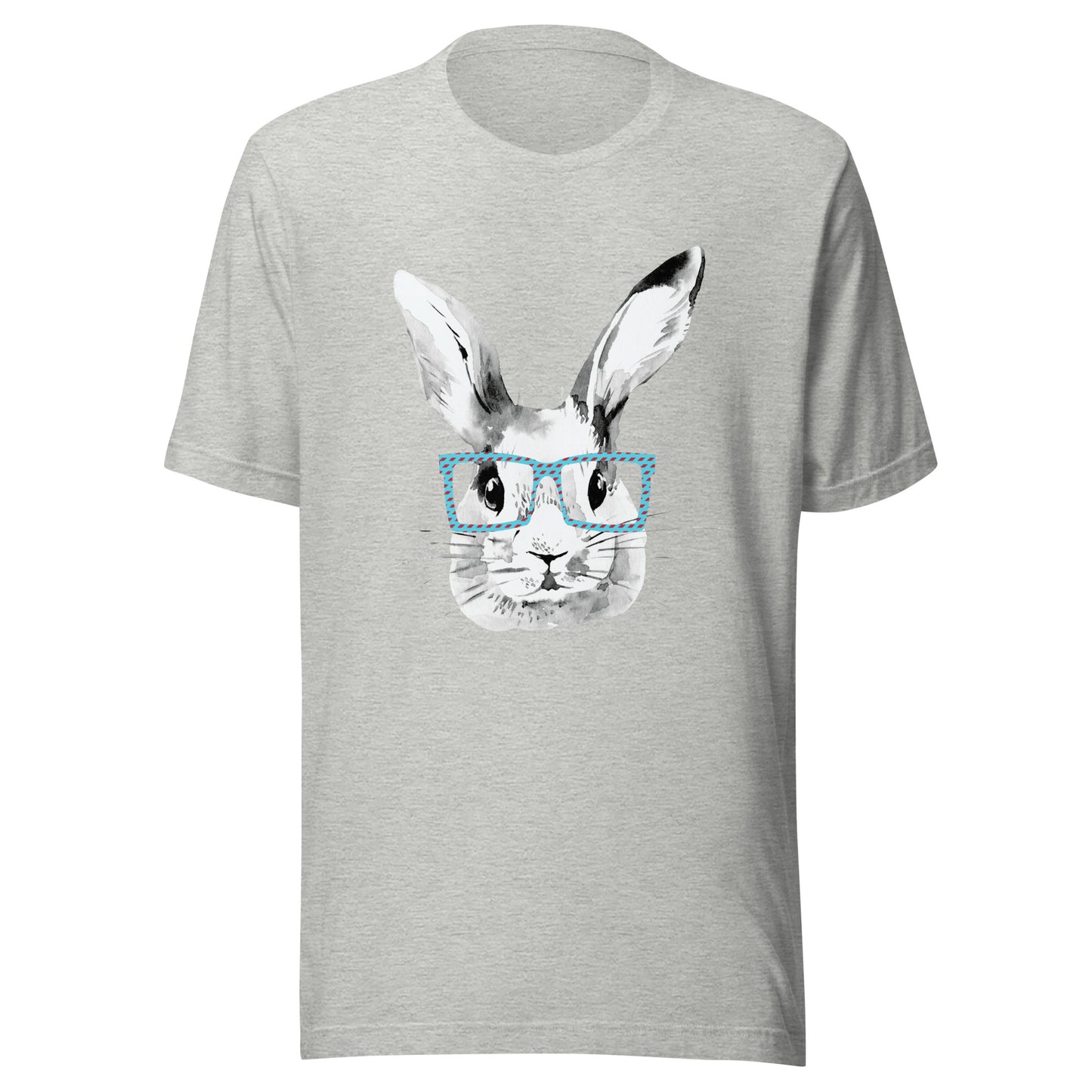 Easter Bunny in glasses Unisex t-shirt
