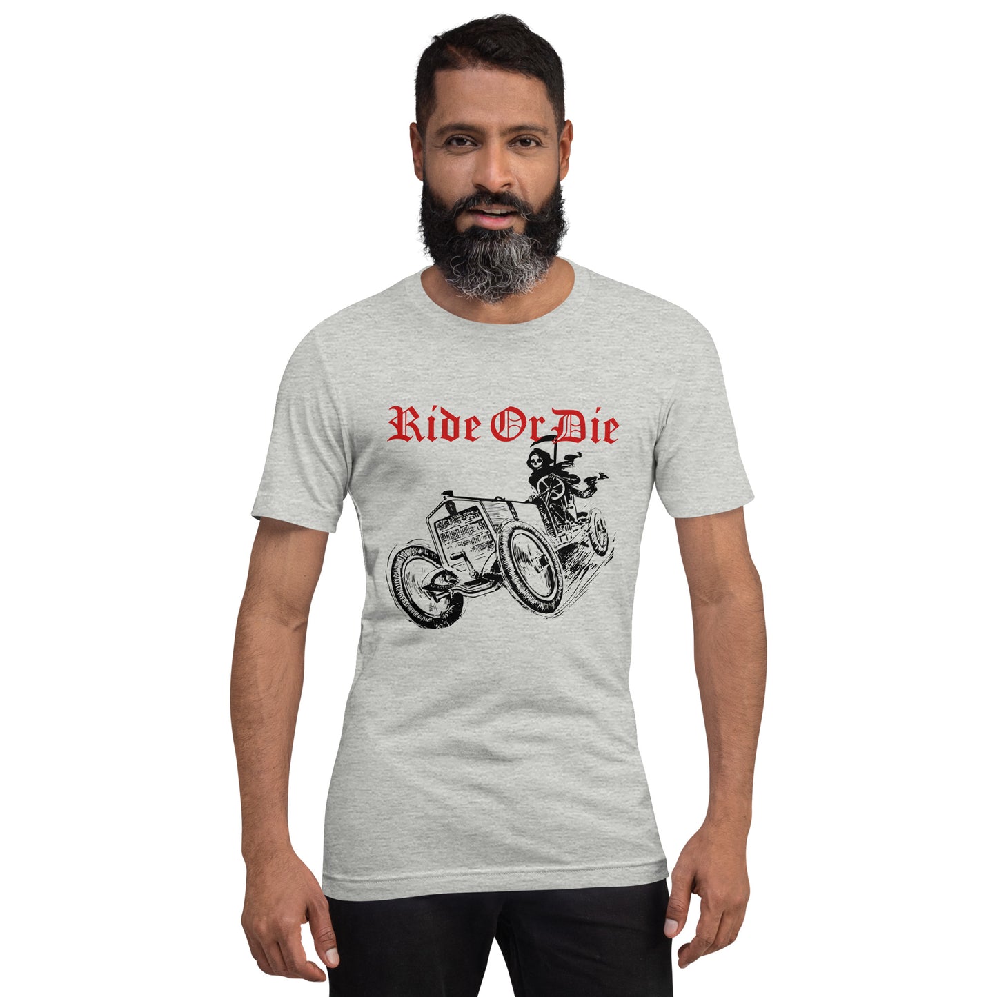 Ride or Die reaper Unisex t-shirt