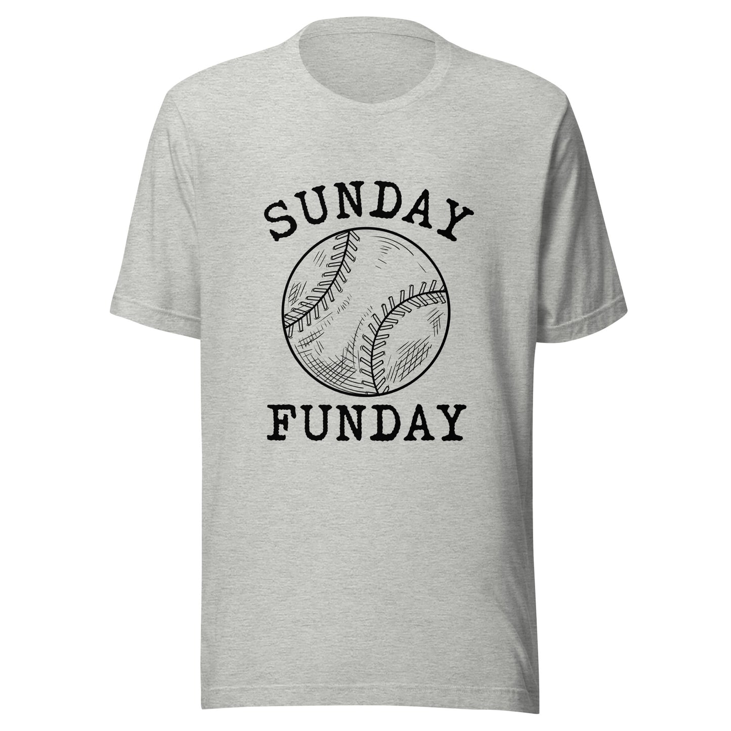 Sunday Funday Baseball Unisex t-shirt