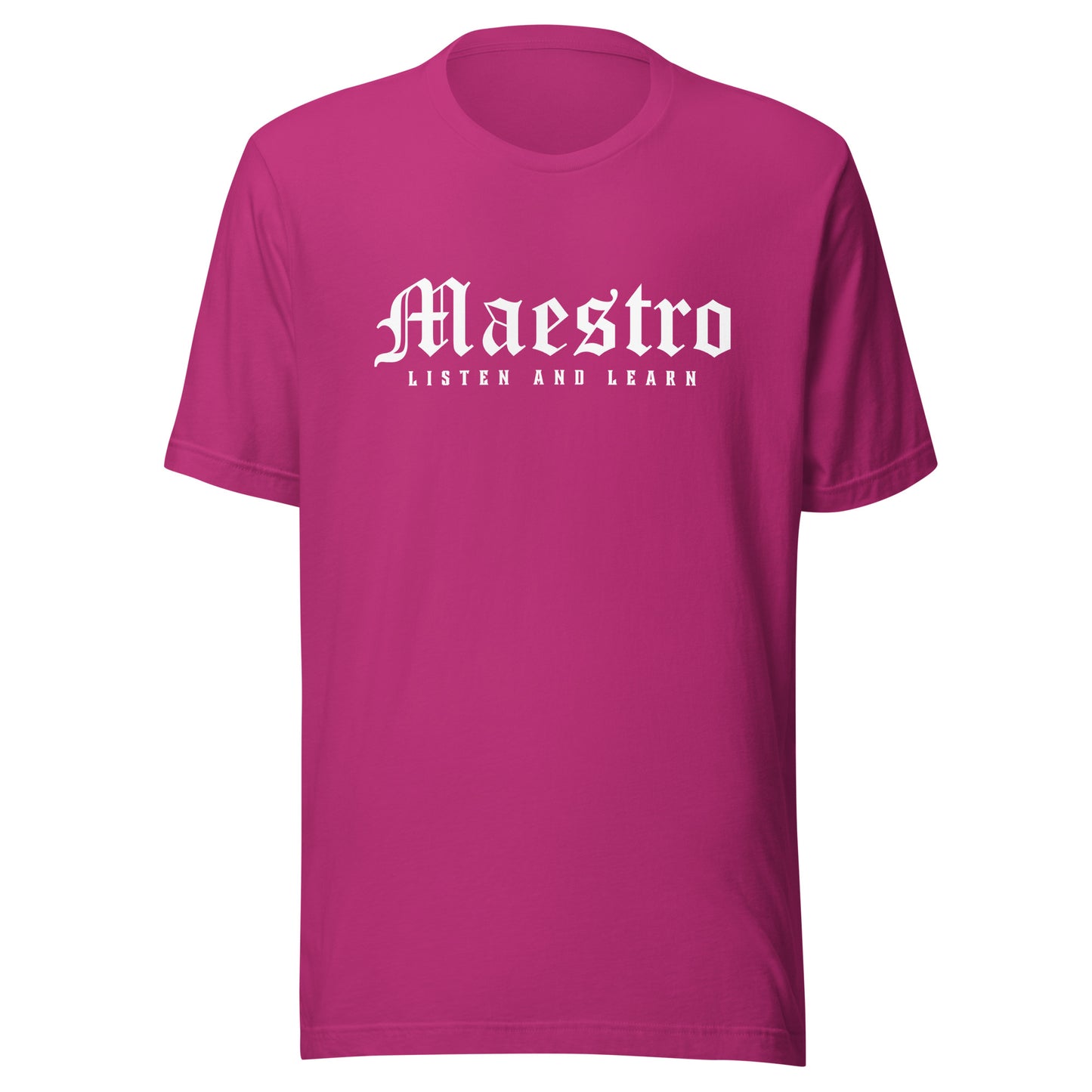 Maestro - Listen and Learn Unisex t-shirt